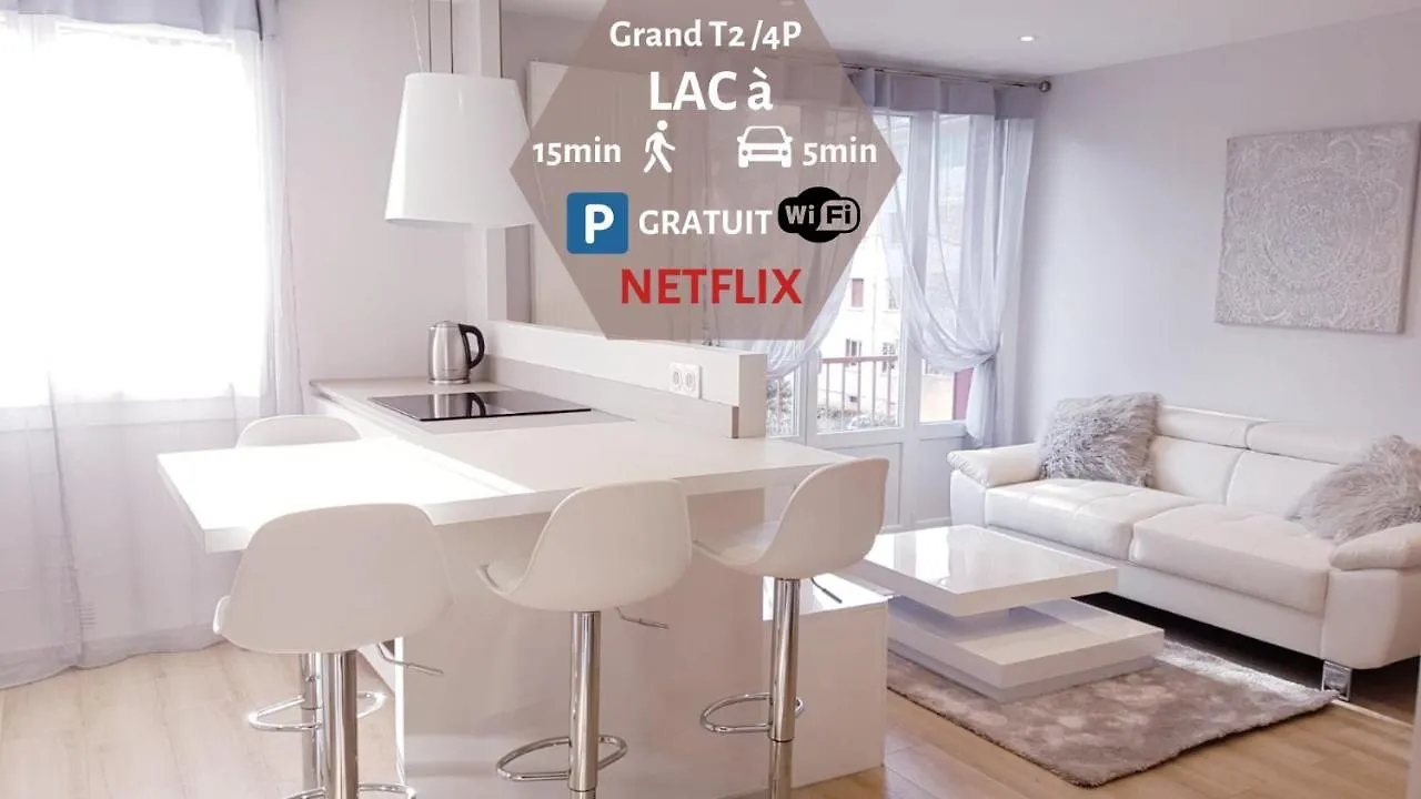 Le White Cosy A 5 Minutes Du Lac Avec Parking Privatif Gratuit Annecy 0*,